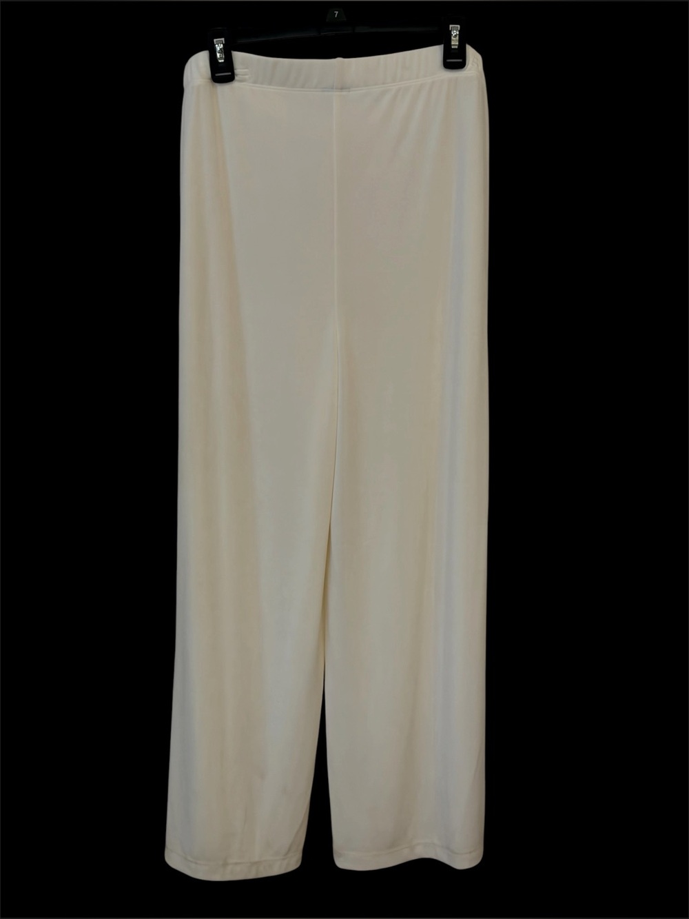 Chico's Travelers Slinky Cream Palazzo Pants